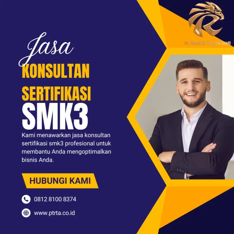 jasa konsultan sertifikasi smk3 PT.RTA
