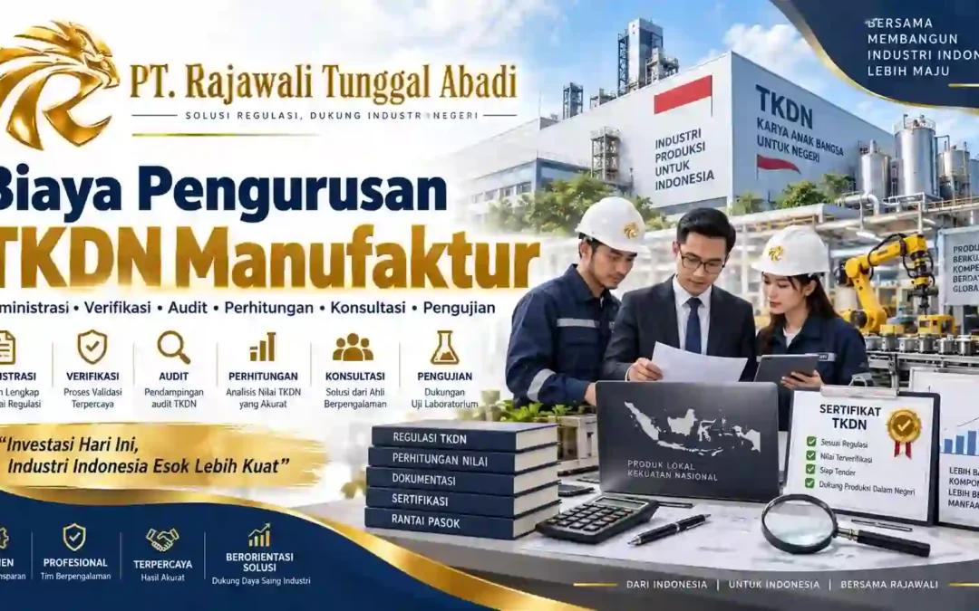 Biaya Pengurusan TKDN Manufaktur