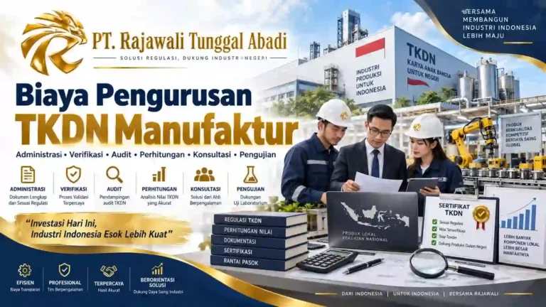 Biaya Pengurusan TKDN Manufaktur