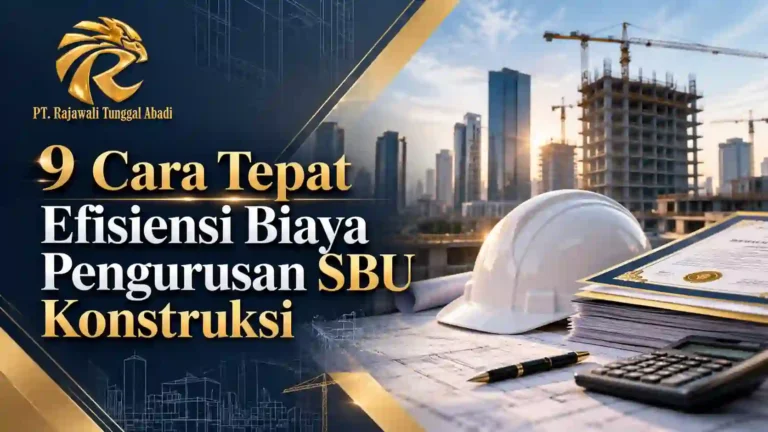 9 Cara Tepat Efisiensi Biaya Pengurusan SBU Konstruksi